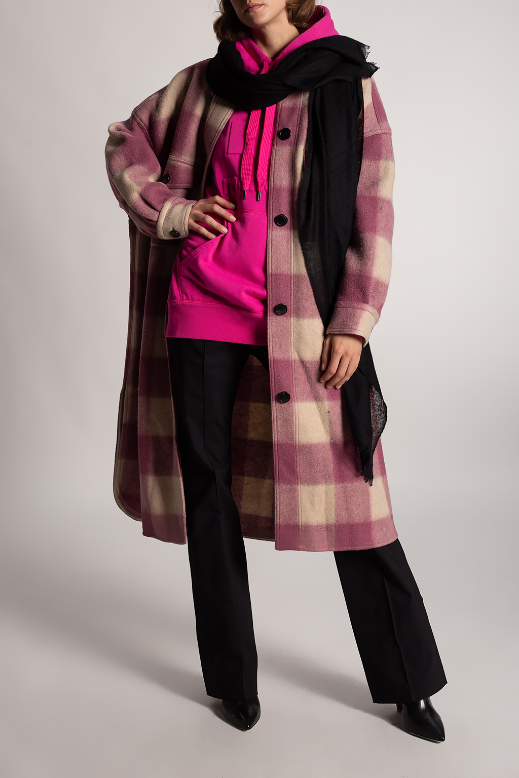 Checked coat Isabel Marant Étoile - SchaferandweinerShops GB